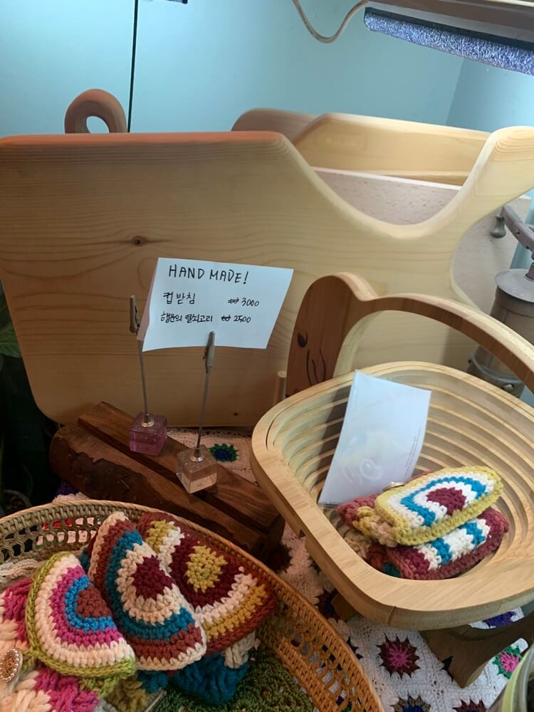 도마 및 핸드메이드 컵받침