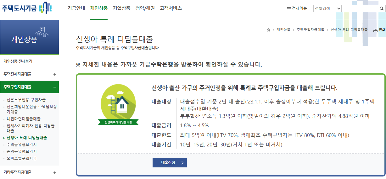 첫 출산 가구 필독 (신생아 특례대출) 관련 사진