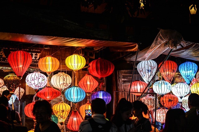 베트남 등불들
