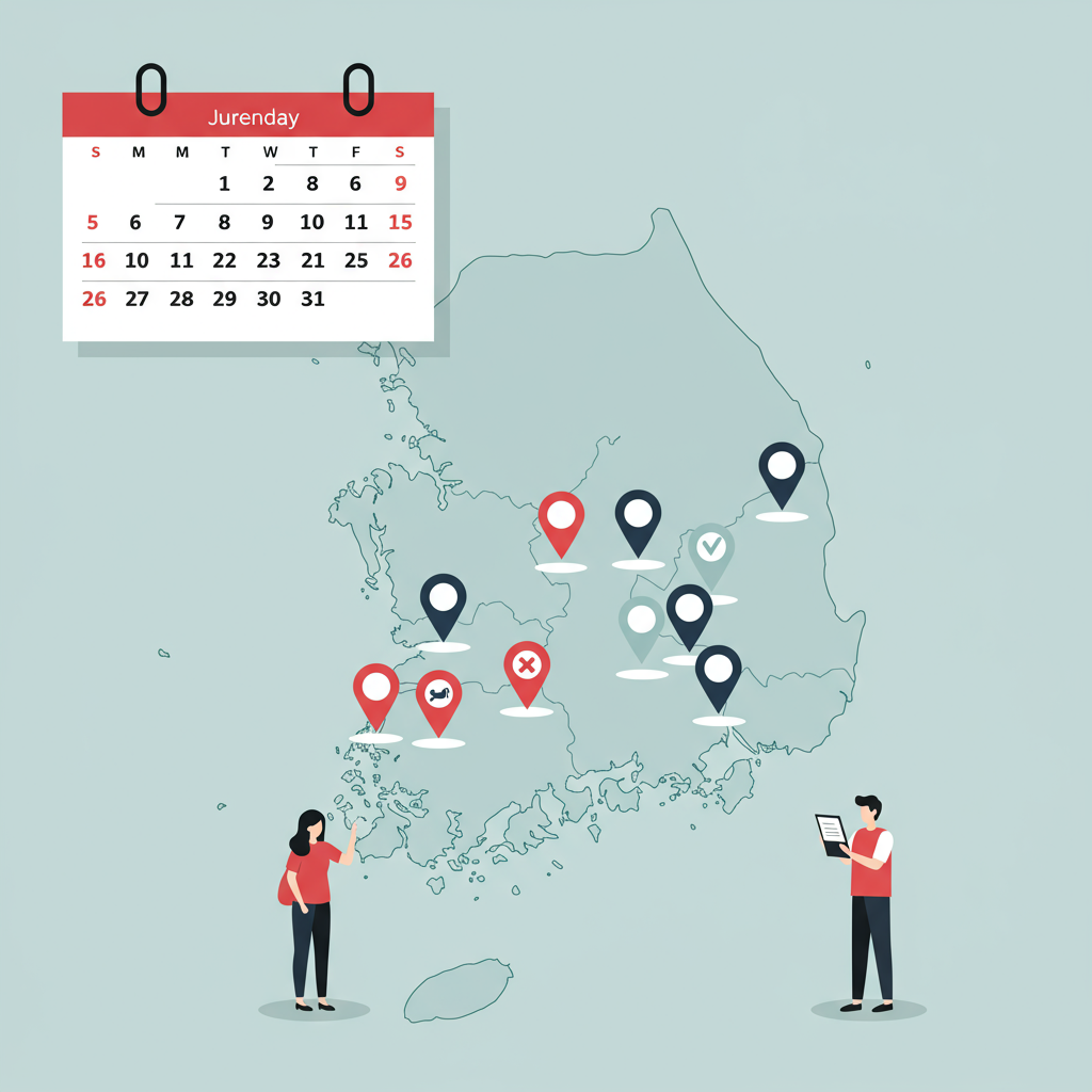 2025 숙박세일페스타의 다양한 일정과 대상 지역을 확인하세요.