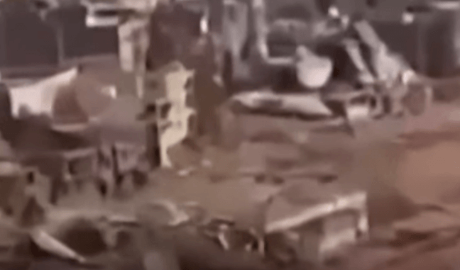 리비아 대홍수 피해 현장