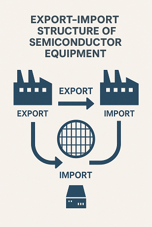 반도체 장비 수출입 구조 설명 관련 사진