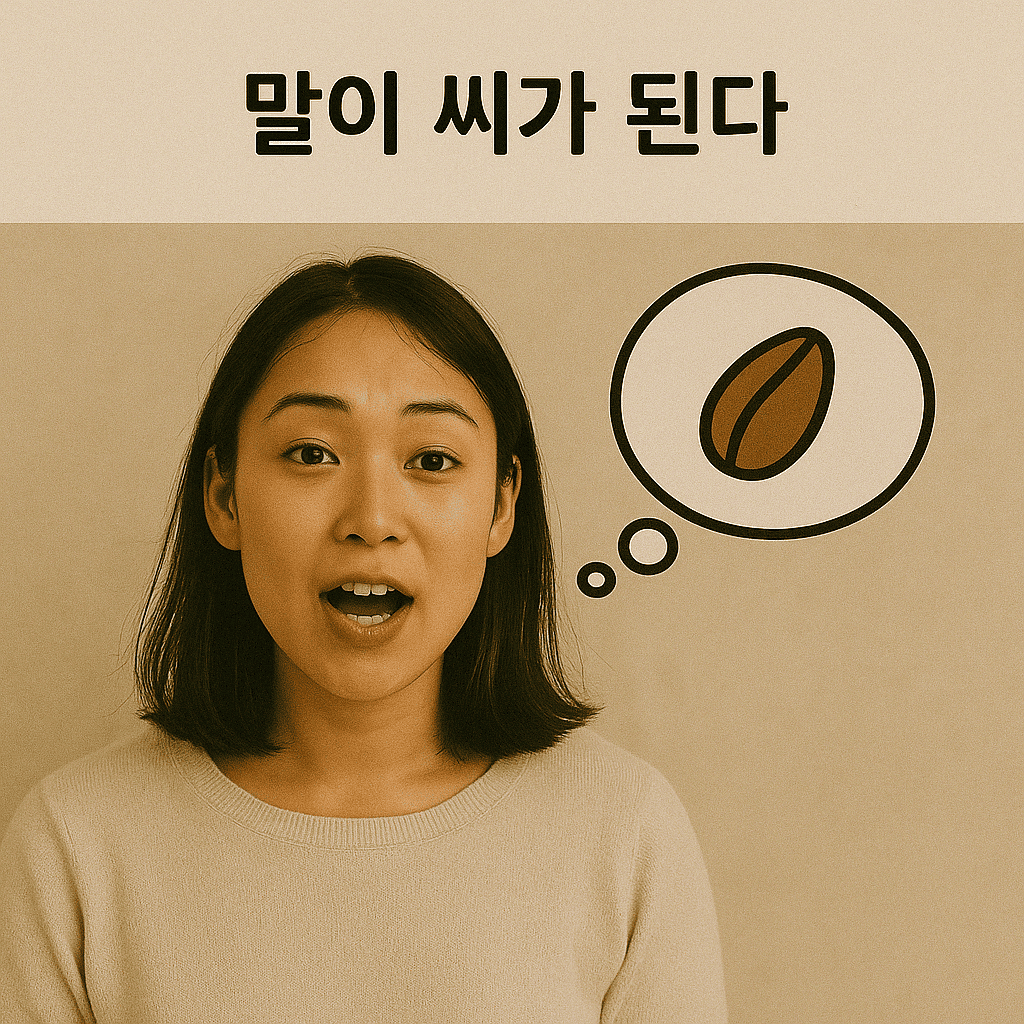 말이 씨가 된다