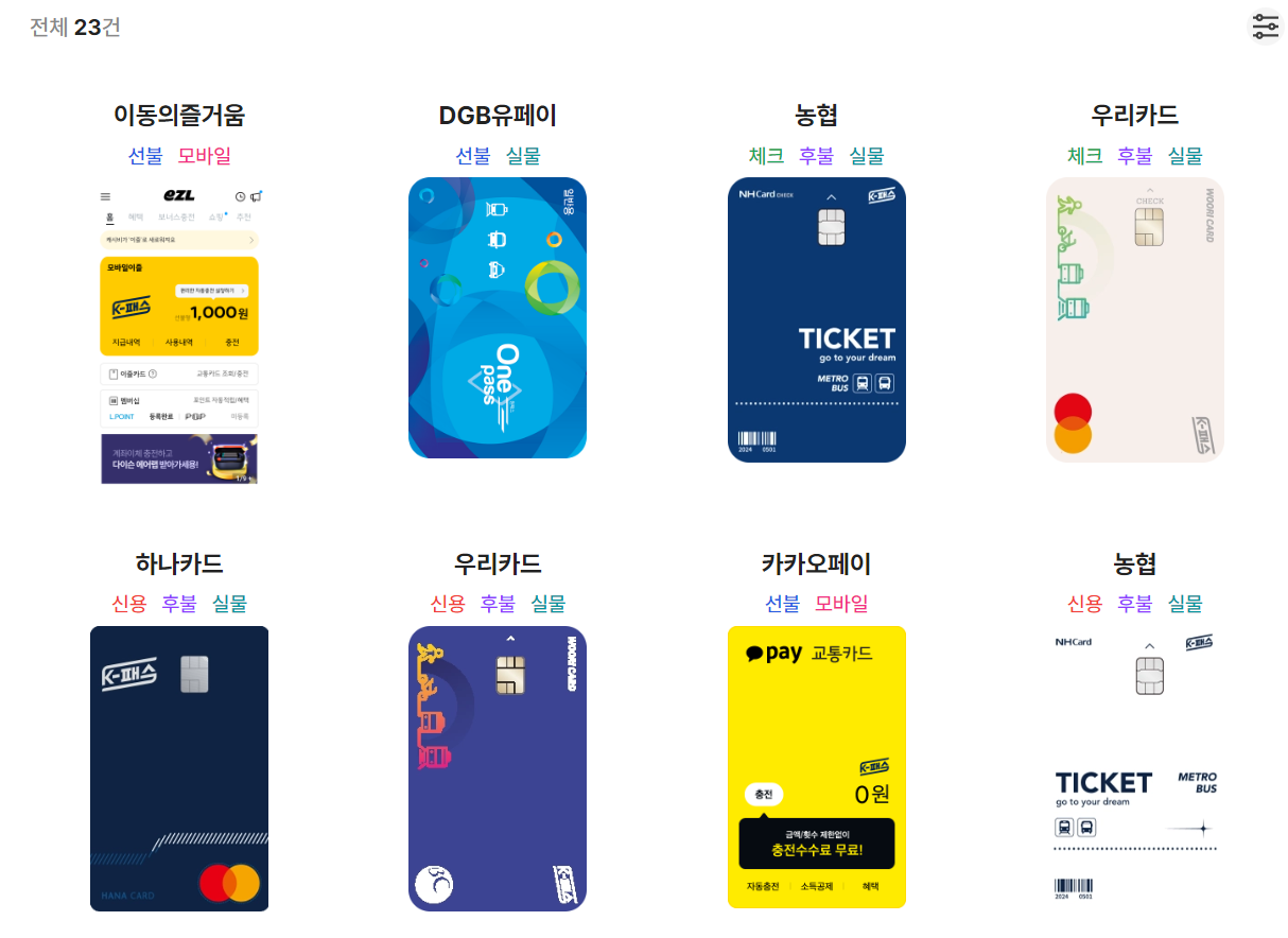 2024 K패스 카드 발급 및 회원가입 안내