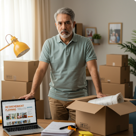 은퇴를 준비중인 50대 남성