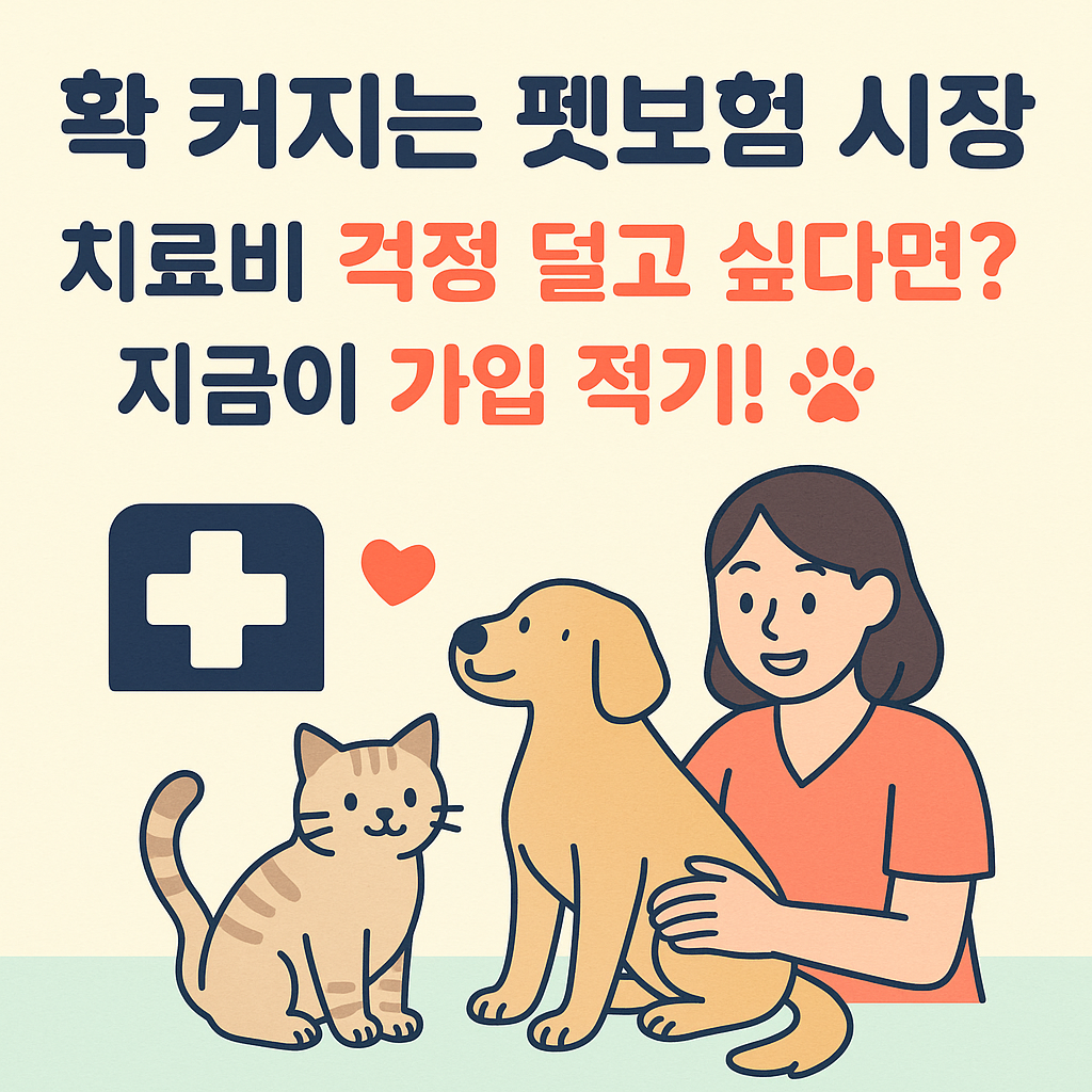 확 커지는 펫보험 시장, 지금 알아보세요 사진