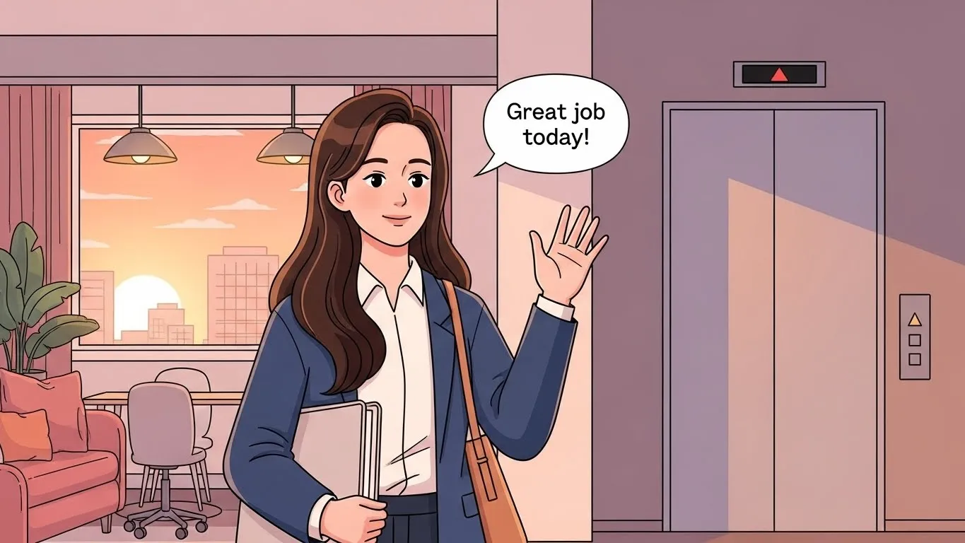 퇴근 시 인사말