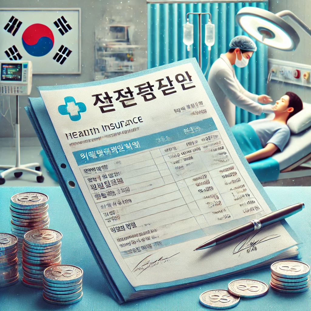 실비보험 서류와 병원비 환급 장면