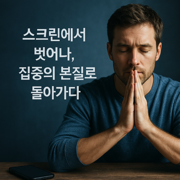 디지털 디톡스가 집중력을 끌어올리는 진짜 이유