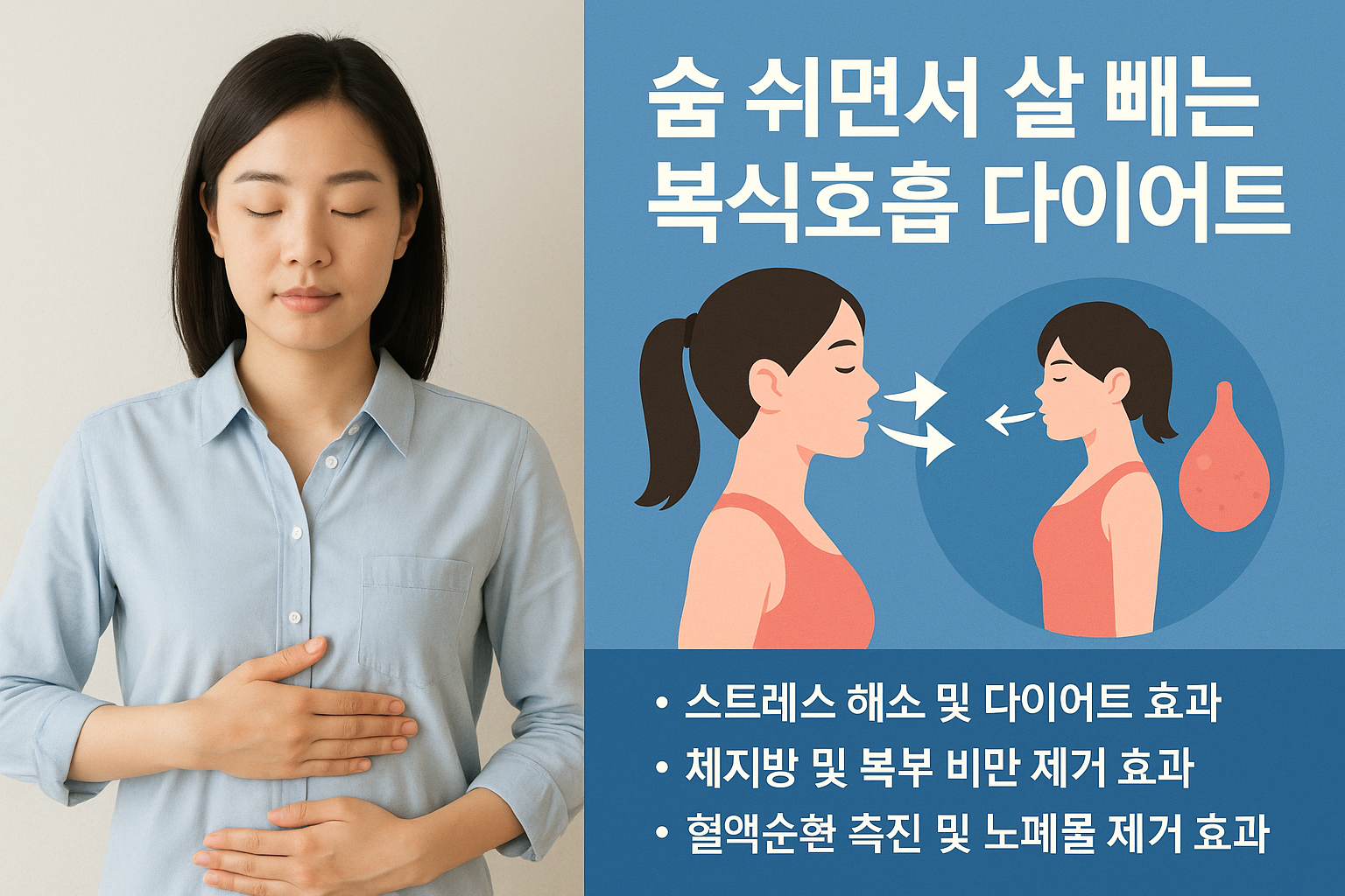복식호흡 다이어트