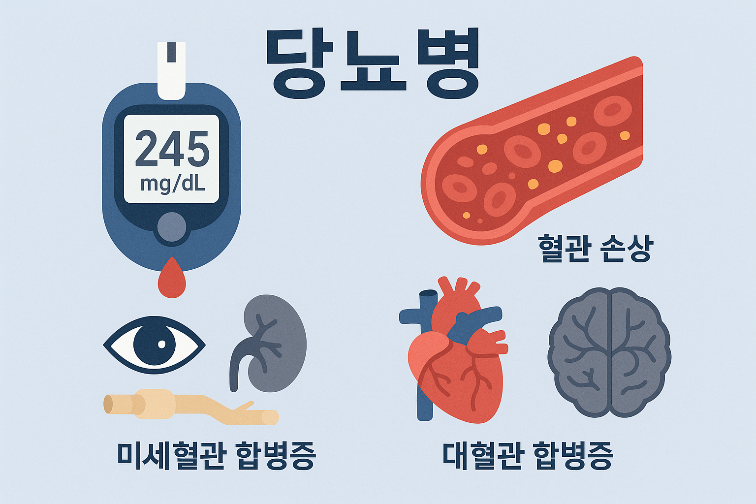 당뇨전단계,당화혈색소,당뇨병합병증