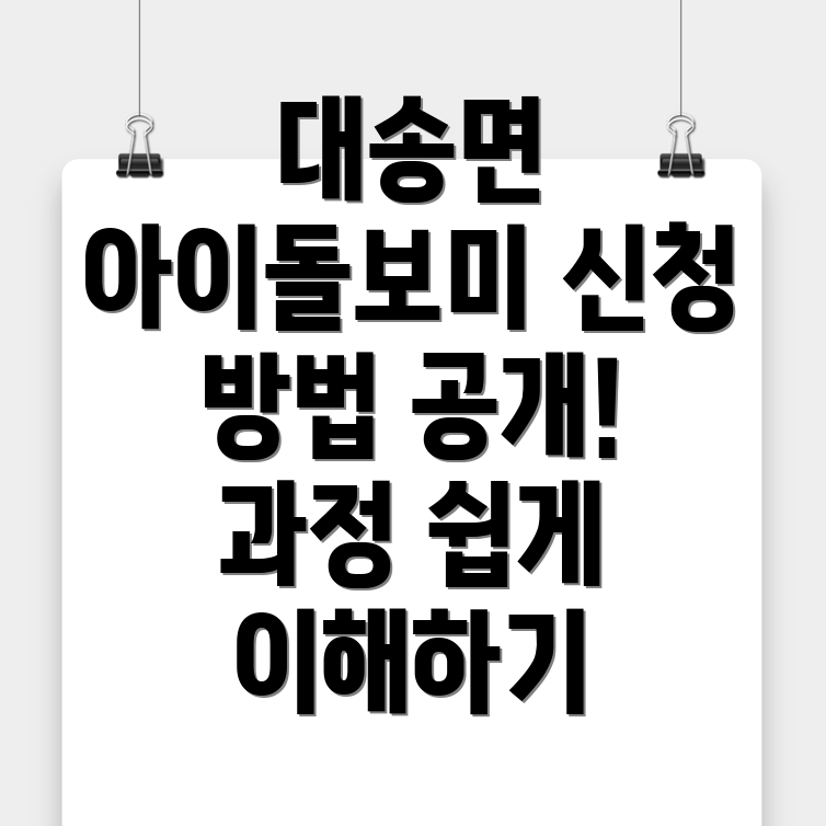아이돌보미