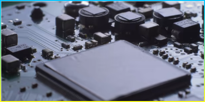 전자 녹색 회로 기판 배경