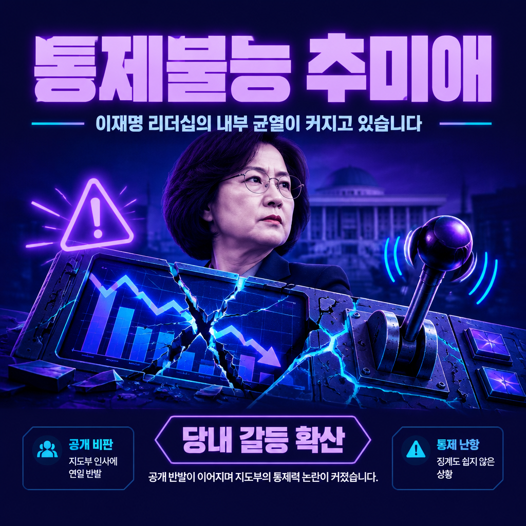 통제불능 추미애