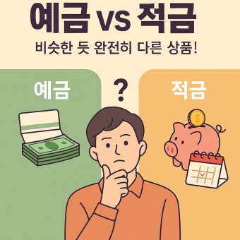적금 vs 예금 뭐가 유리할까