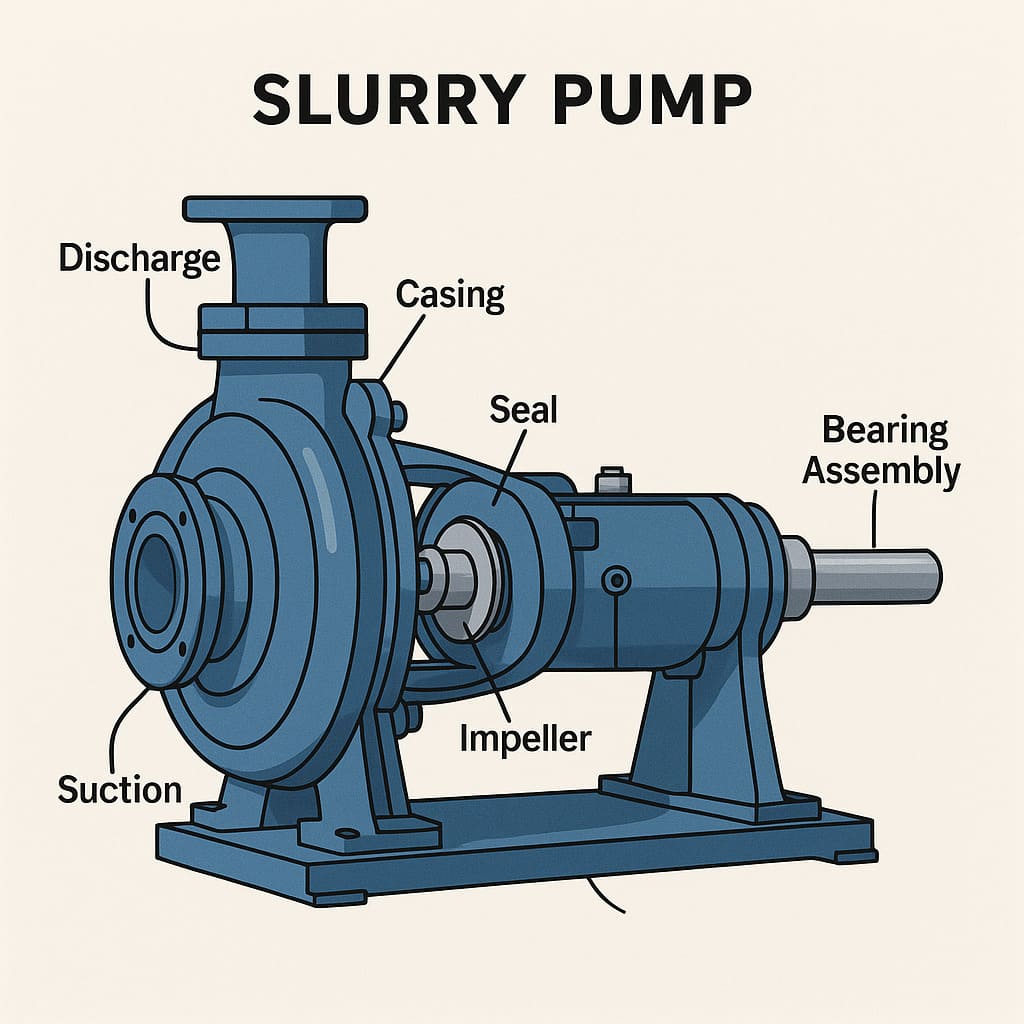 슬러지·모래 이송용 특수 펌프 완전정리: 내마모·내화학 펌프의 종류와 선택법