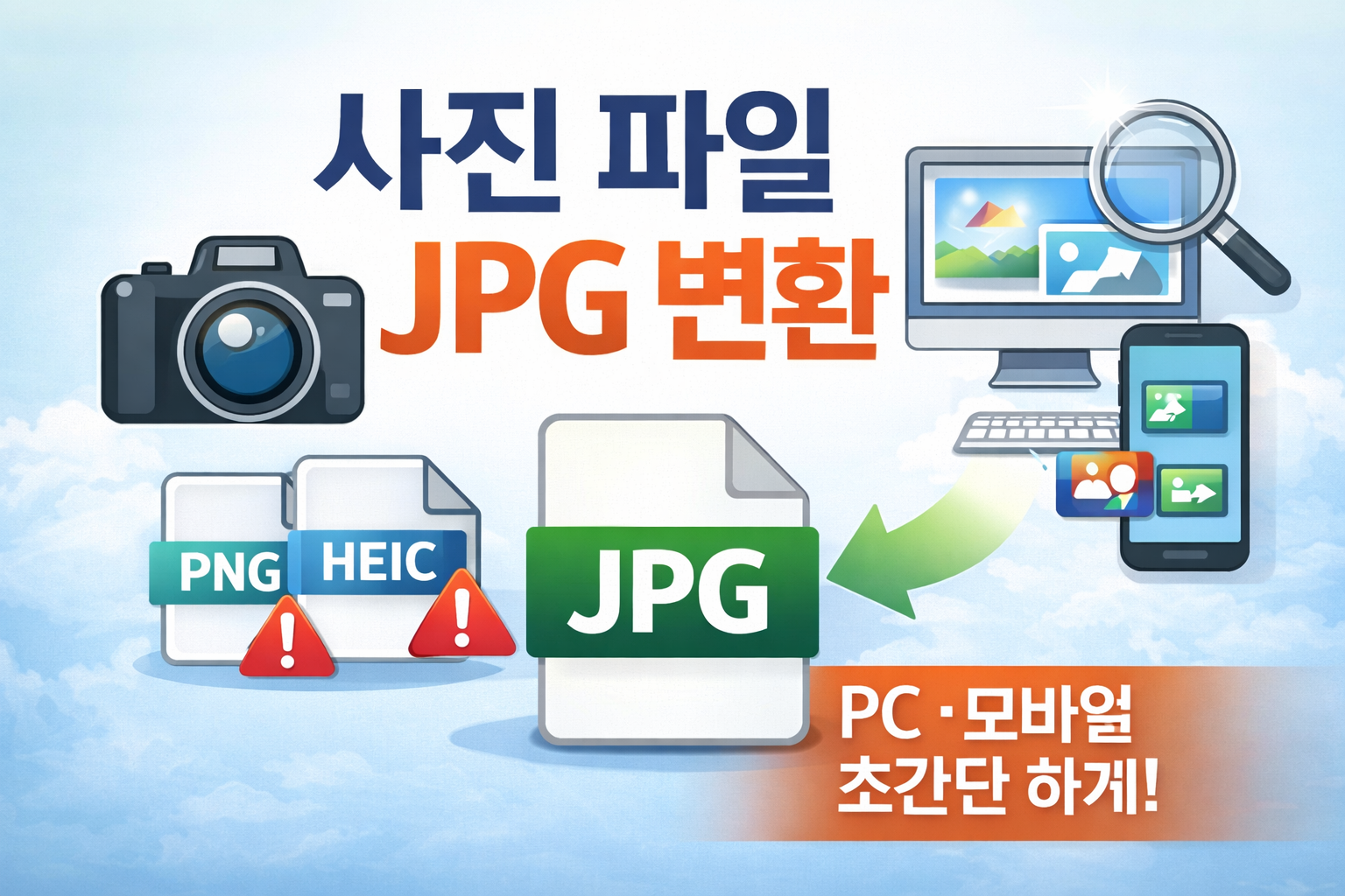 사진 파일 JPG 변환