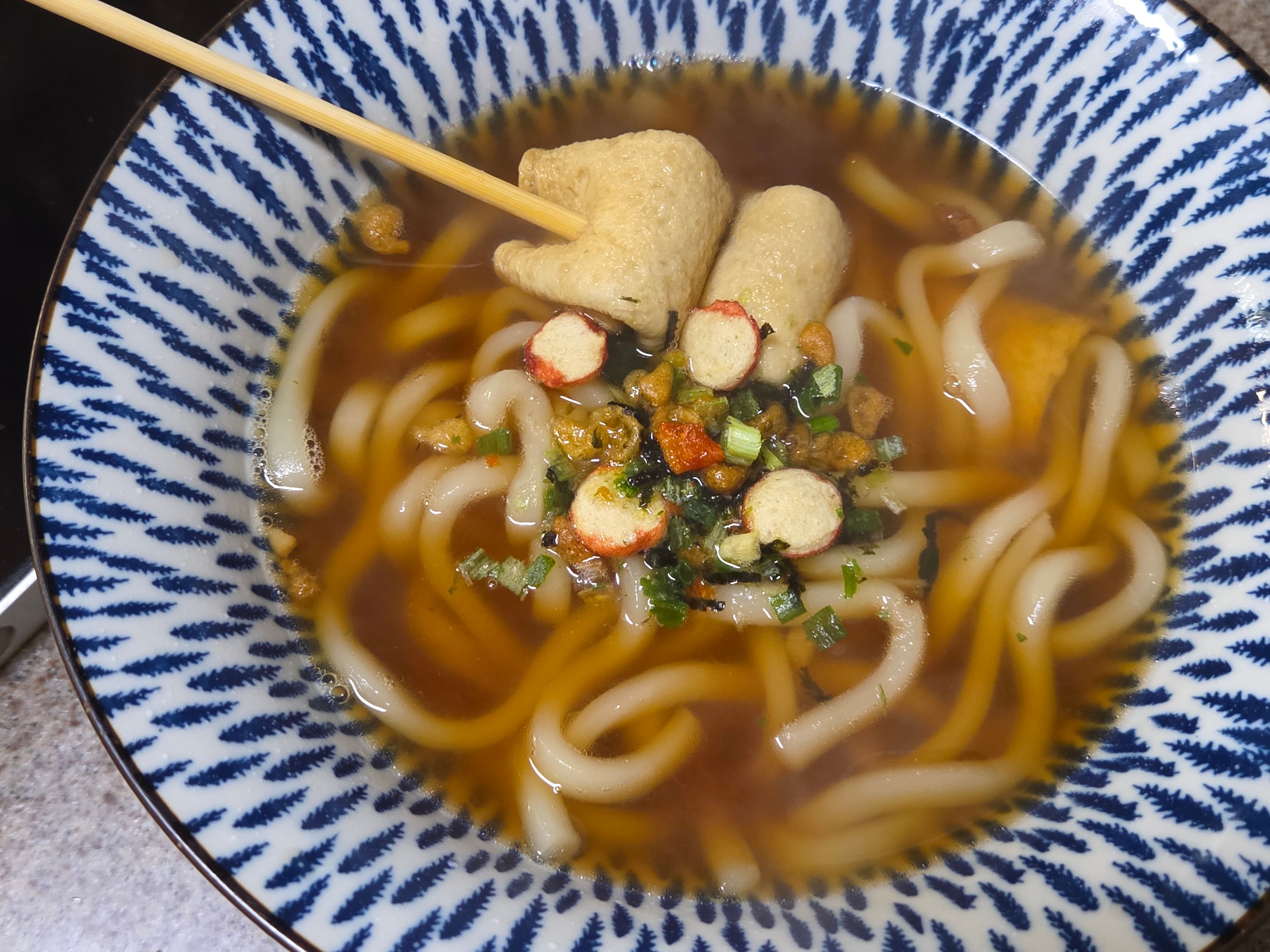 생생우동 완성사진