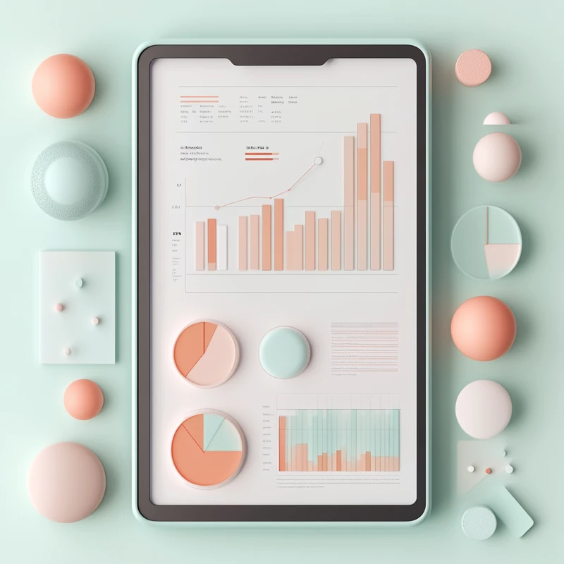 2025 미국 월배당 ETF 변동성과 월별 수익률을 인포그래픽으로 비교, 태블릿 화면에 ETF 월지급주식, 변동성, 수익률, ETF 순위, 투자전략 등 핵심 키워드 반영