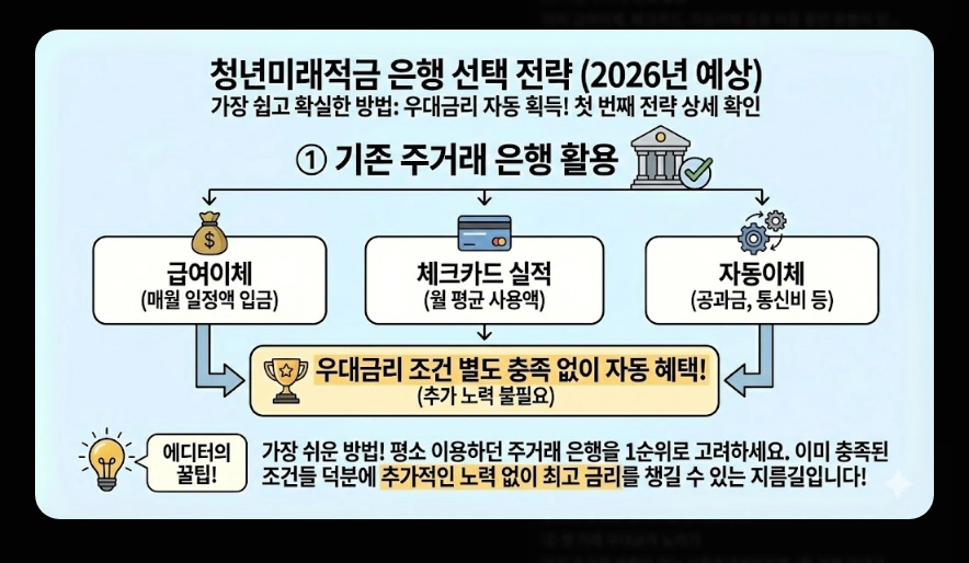 청년미래적금(청년도약계좌, 우대형 조건, 은행별 금리)(+ 최대 금리)