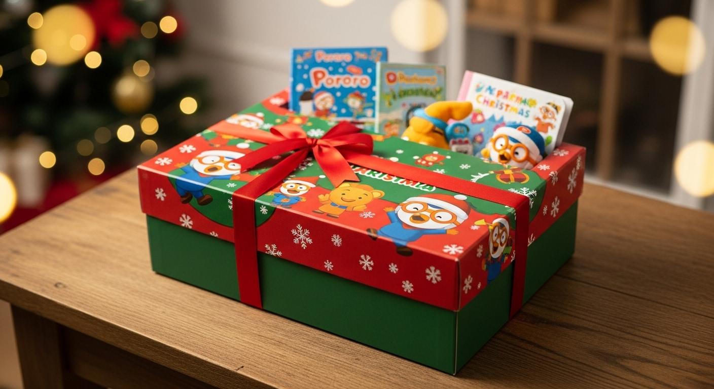 뽀로로 크리스마스 선물 박스