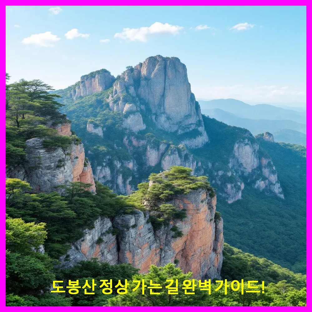 도봉산 정상 가는 길 완벽 가이드!