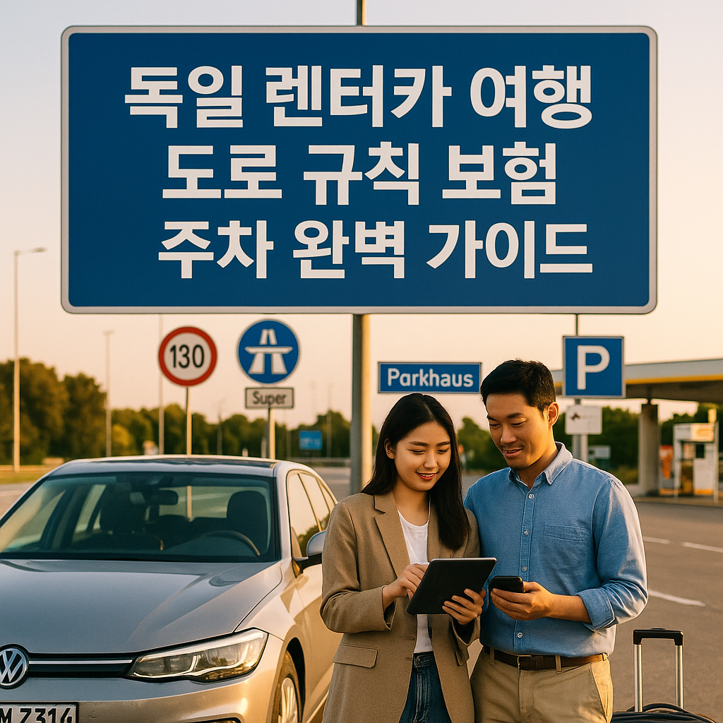 독일 렌터카 여행 도로 규칙 보험 주차 완벽 가이드