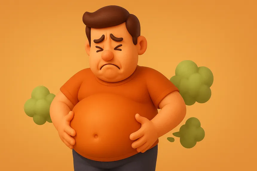 위암 증상 잦은 방귀