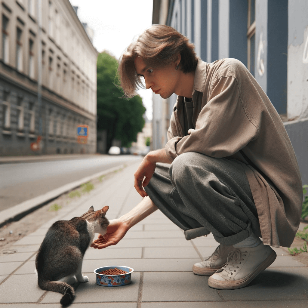고양이 밥 주는 꿈 해몽 해석