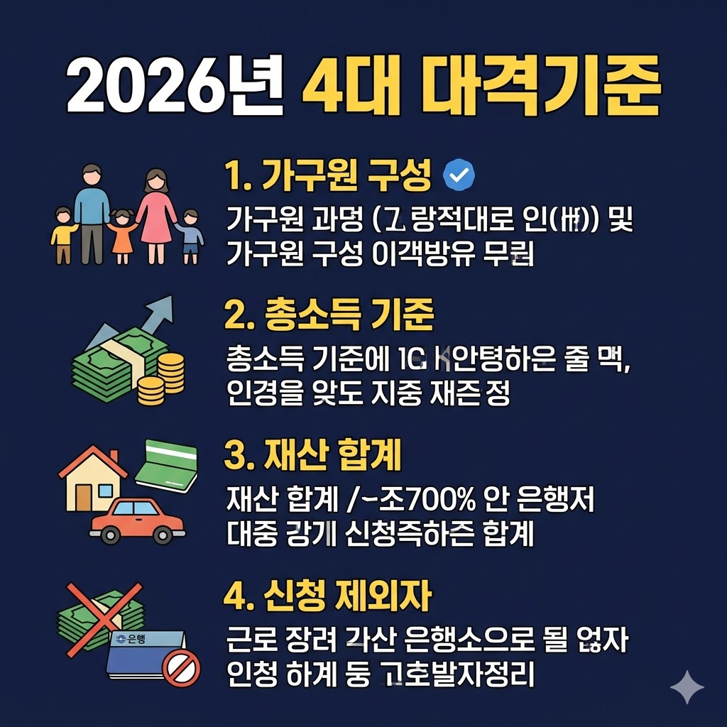 근로장려금 자격기준