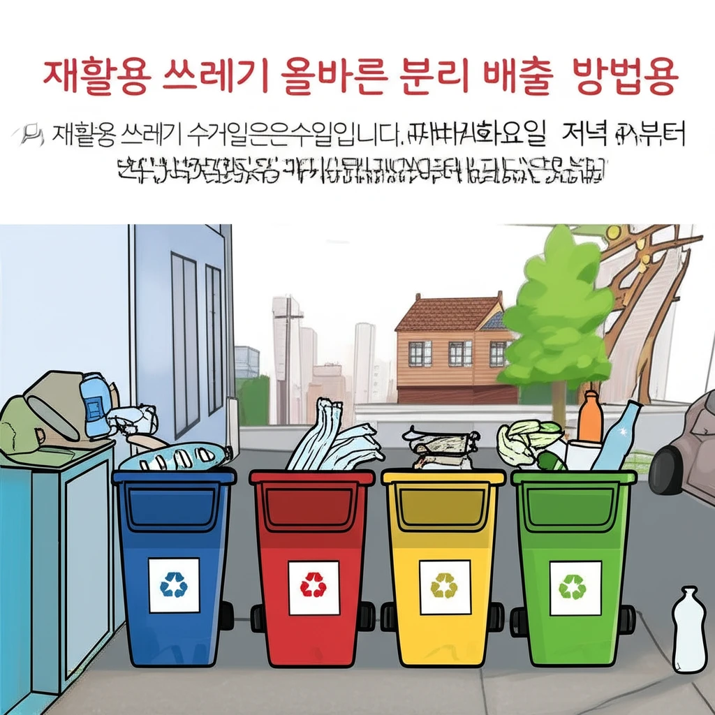 갈월동 일반 음식물 쓰레기 정확한 배..