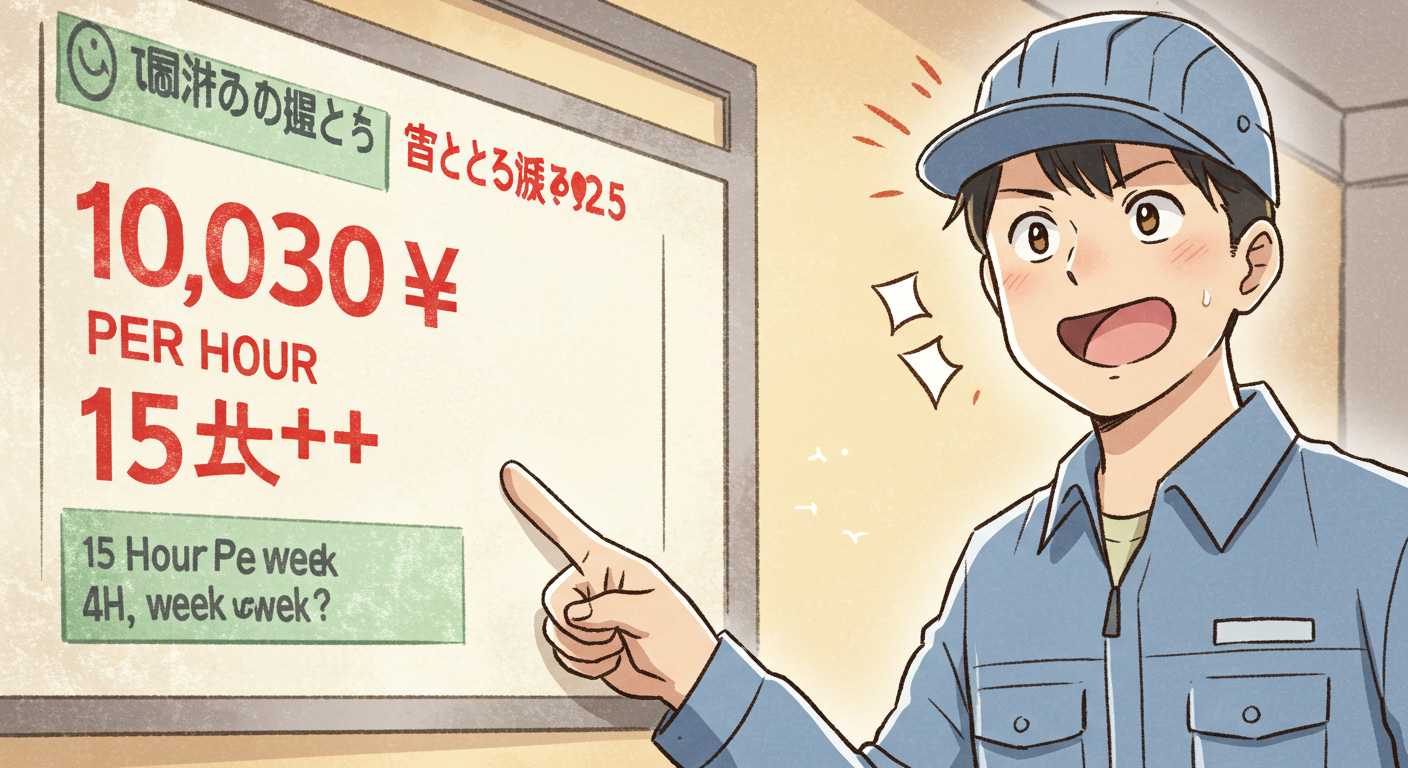 2025년 최저임금과 지급 조건을 확인하는 근로자