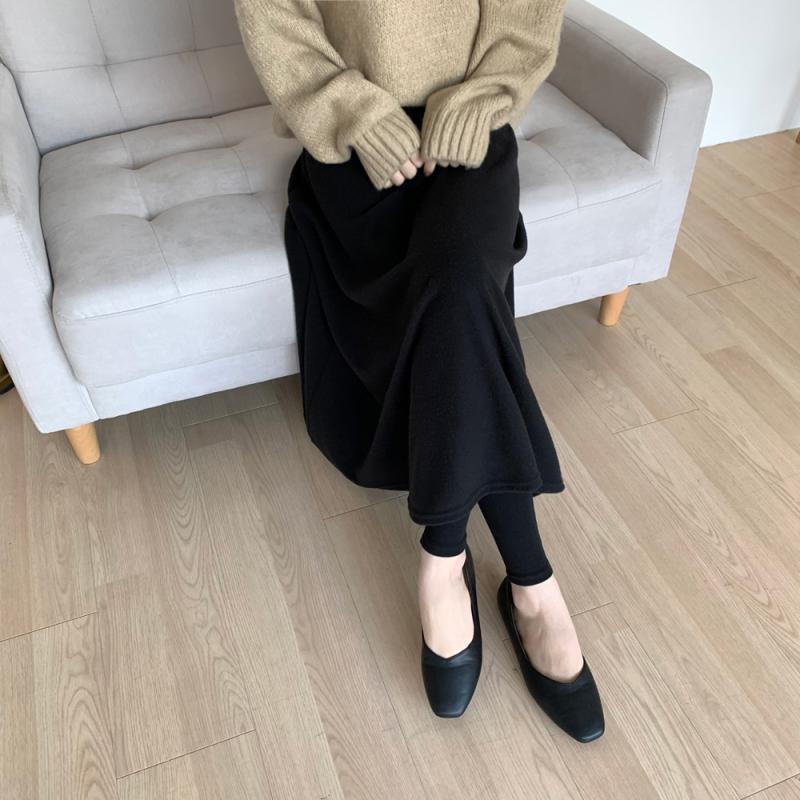 겉기모 롱 스커트 레깅스 치마레깅스