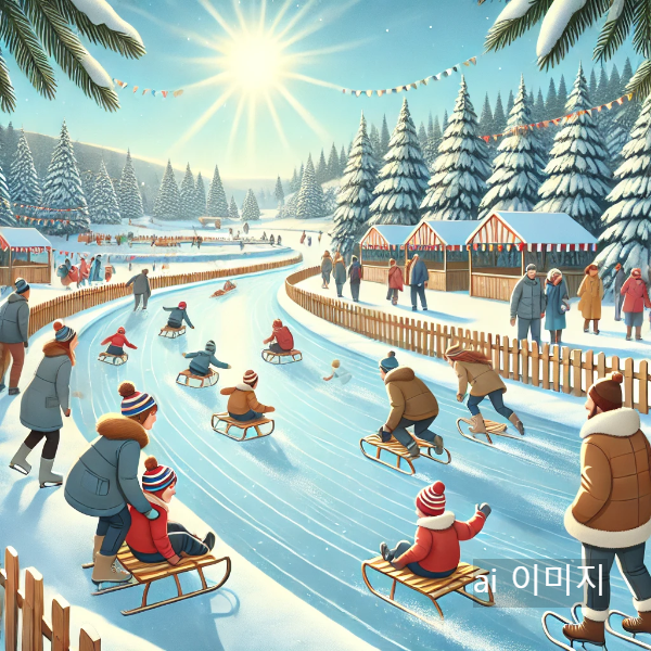 썰매와 스케이트 체험 이미지