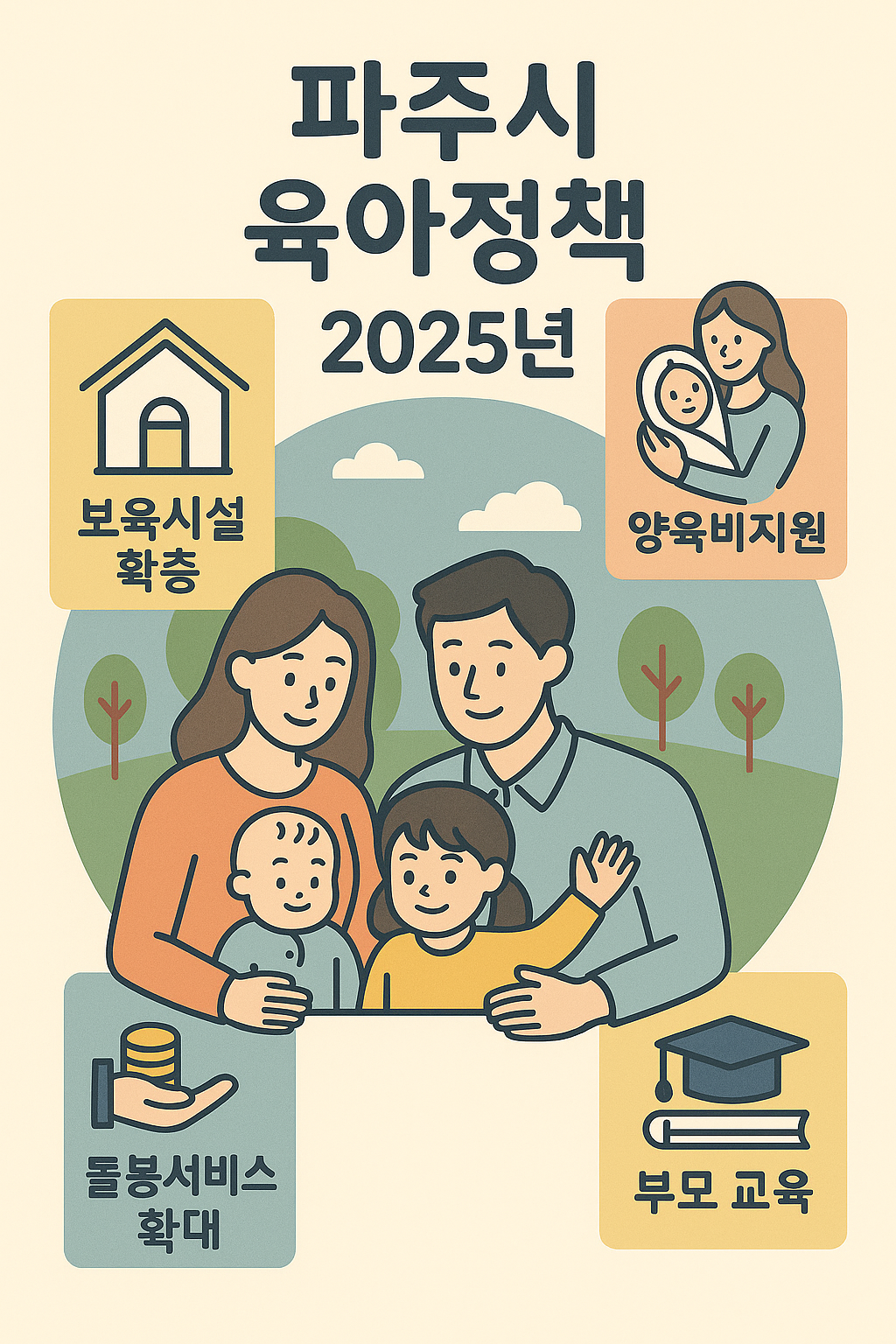 2025 파주시 육악정책 포스터