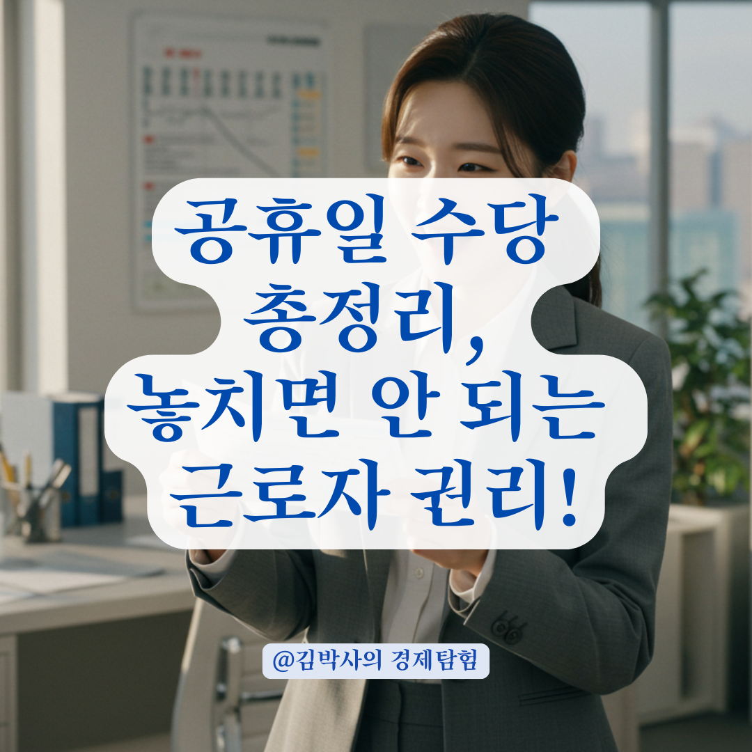 공휴일 수당 못 받았다면? 유급휴일 관련 근로자 권리 총정리.