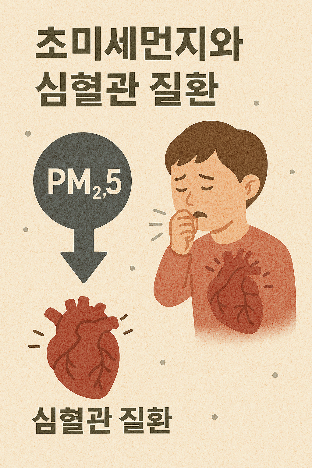 심혈관 질환을 유발하는 초미세먼지