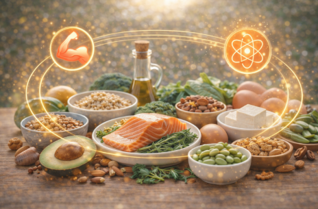 건강한 단백질 음식들