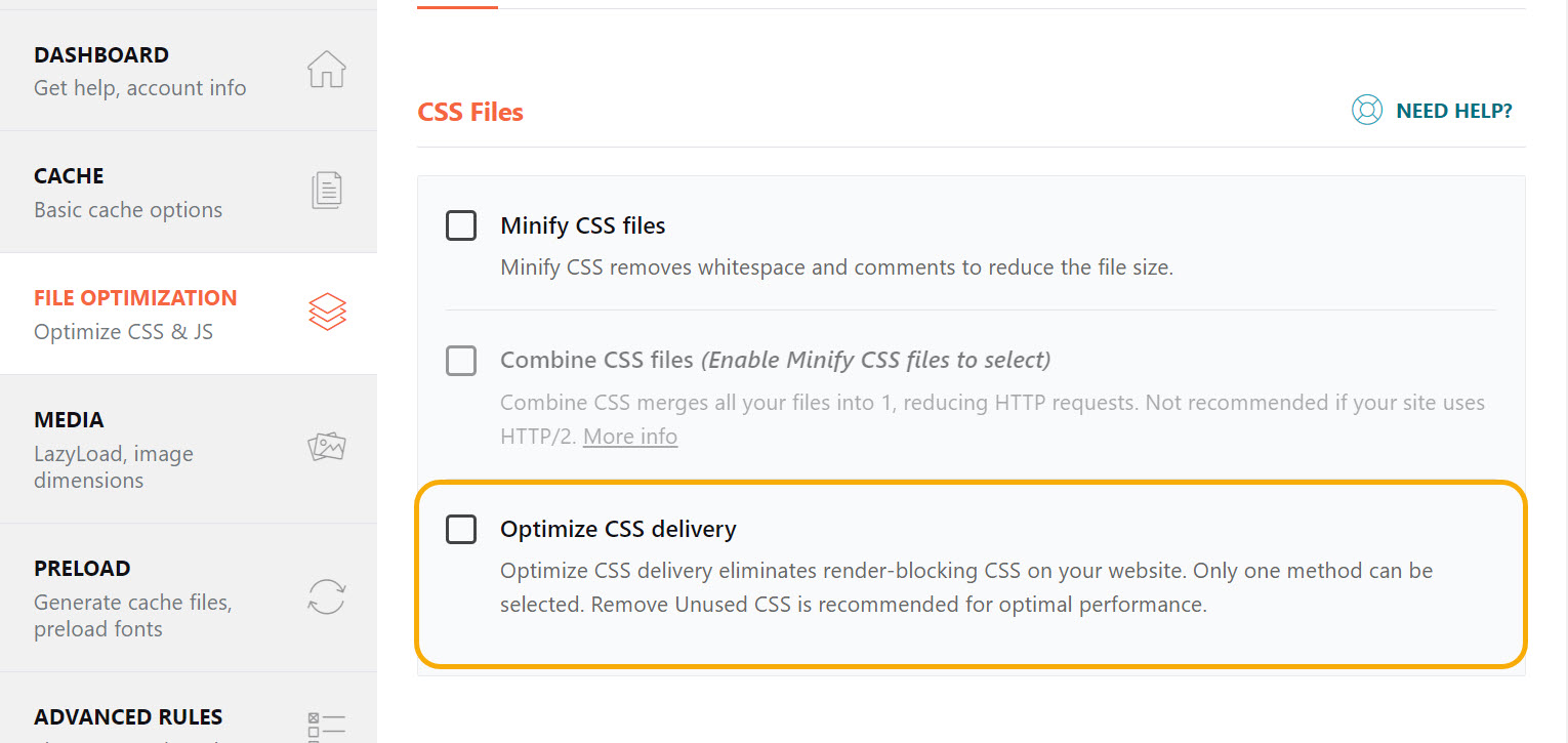 워드프레스 WP Rocket 플러그인 세팅