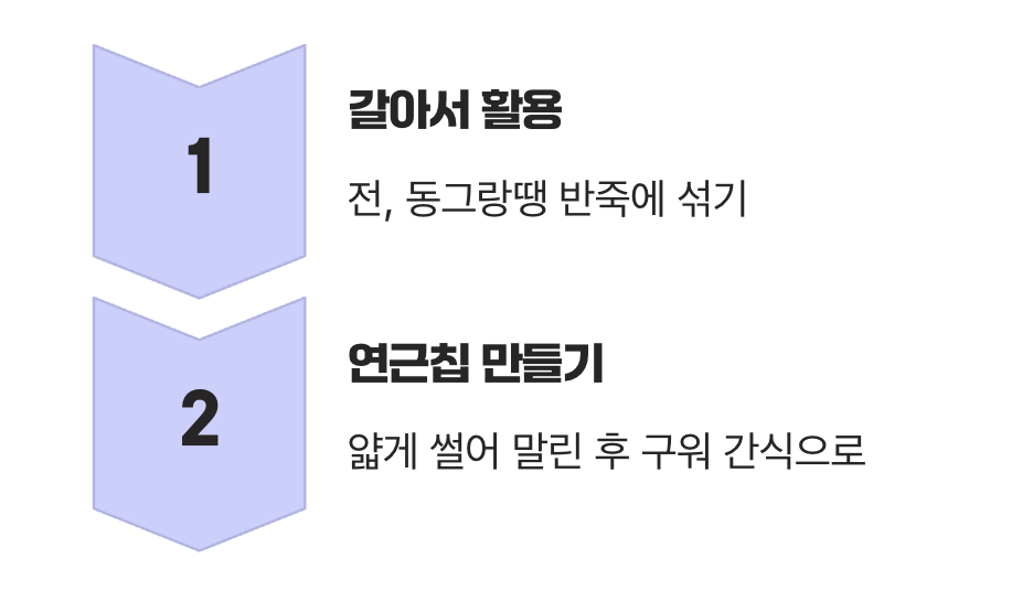 아삭함, 그 이상의 가치를 담는 법