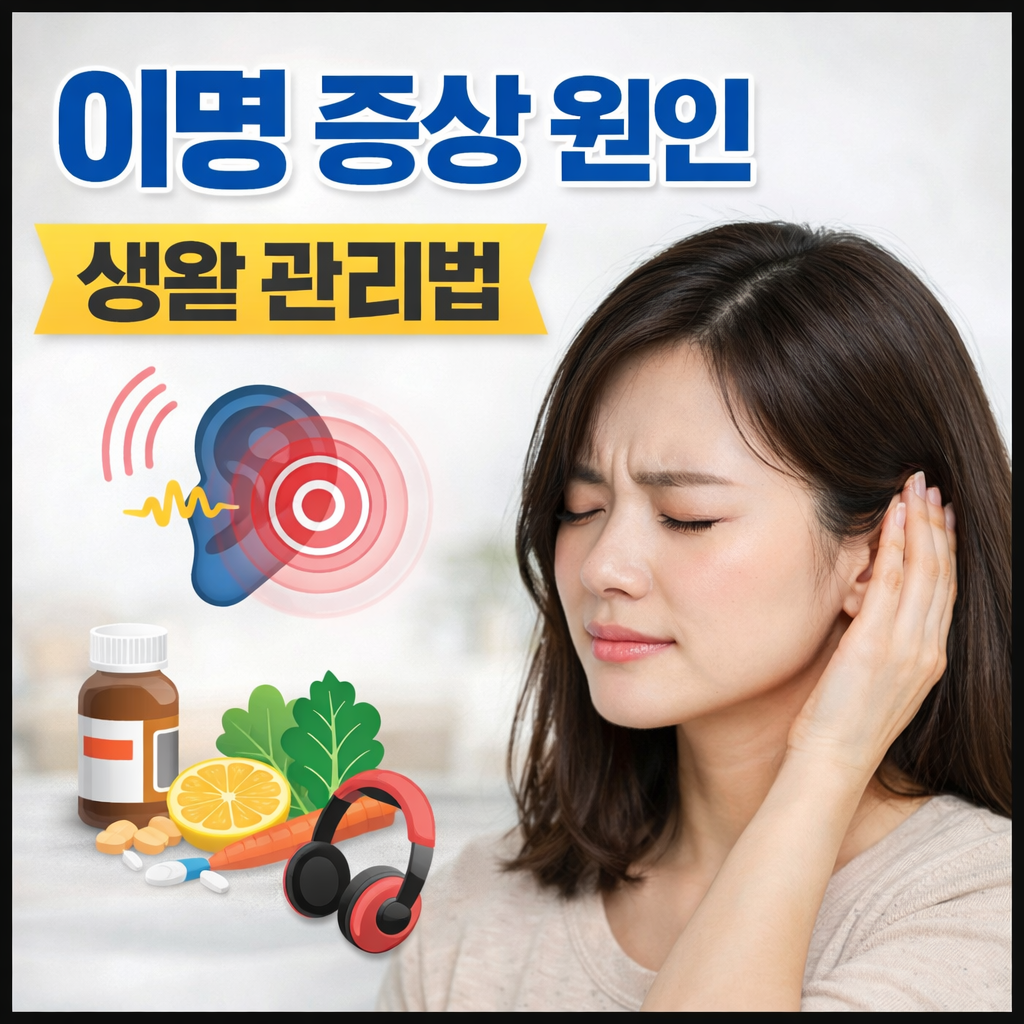 이명 증상 원인과 생활 관리법