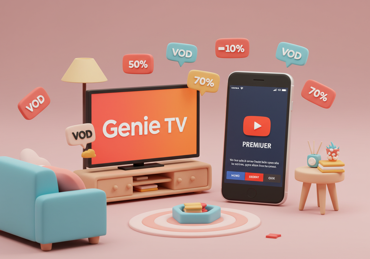 지니TV 유튜브 프리미엄 초이스 요금제 혜택! 가입 방법