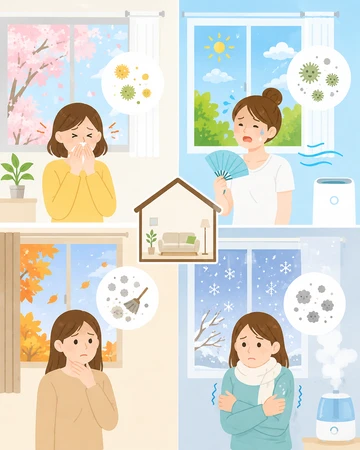 계절에 따라 달라지는 실내공기 환경 요인16