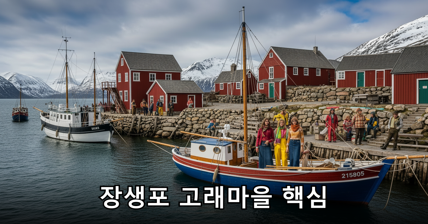 1970년대 고래잡이 어촌 풍경 재현