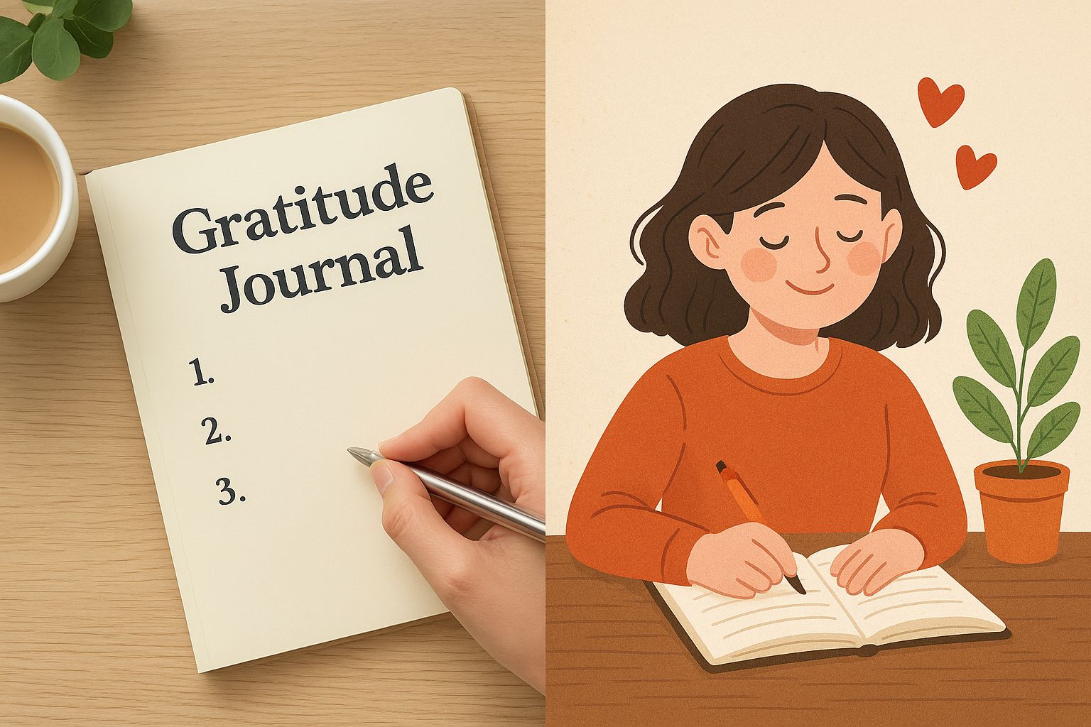 감사 일기 쓰기