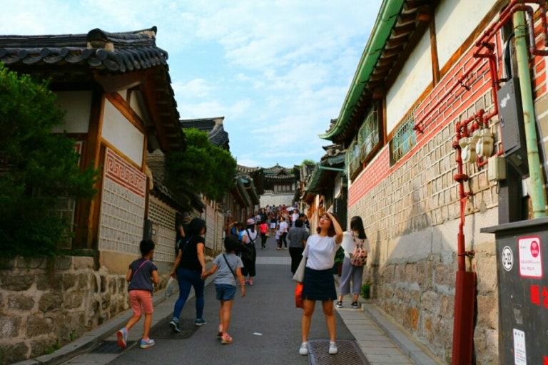 삼청동 거리 사진