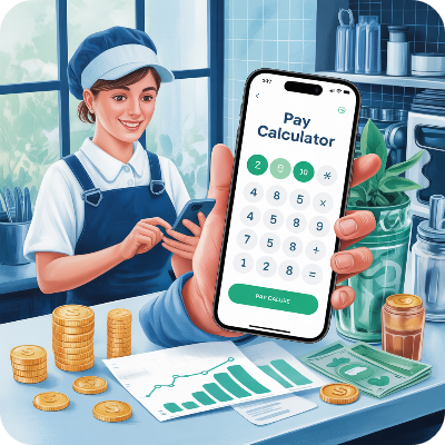 알바비 계산 및 주휴수당 계산법 이미지