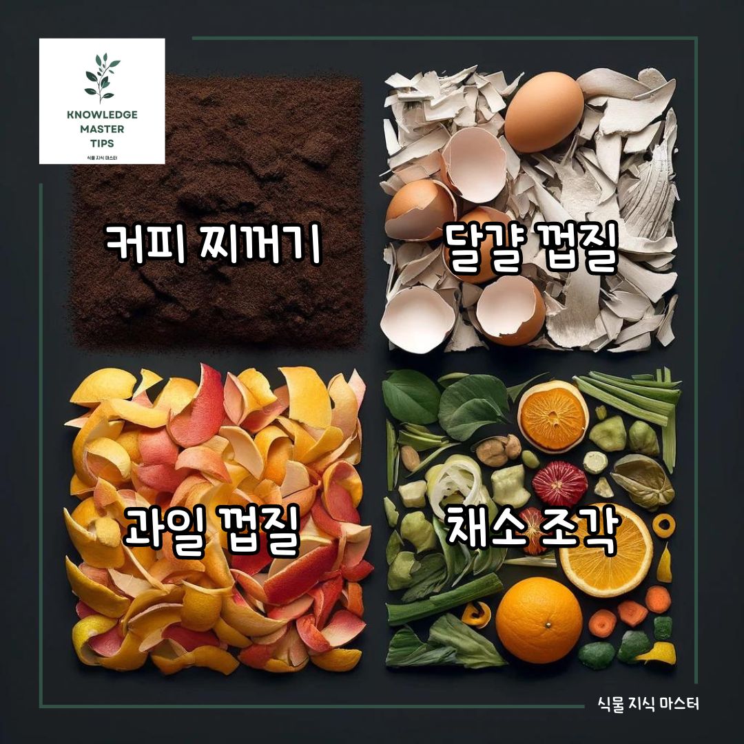 식물 영양소 자연 비료 재료