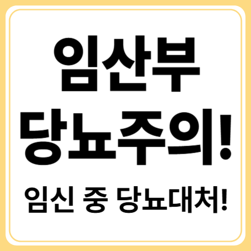 임산부 당뇨! 절대 가볍게 보면 안 되는 이유, 증상과 관리법 총정리