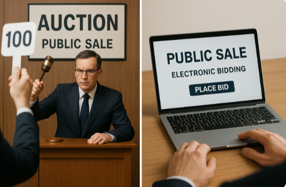 경매와 공매 입차 하는 관련 이미지